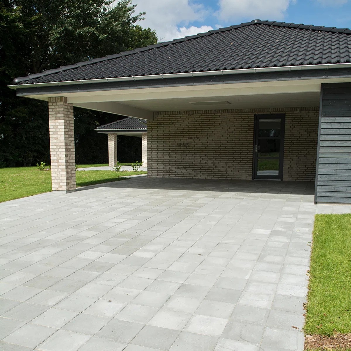 30x30x8 - betonflise grå